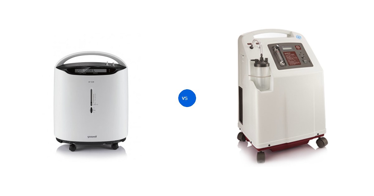 Compare Yuwell 8F v/s Yuwell 7F 5 LPM - Oxygen Times