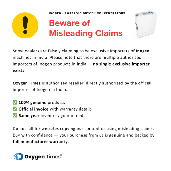 Inogen Rove 6 India Misleading Claims