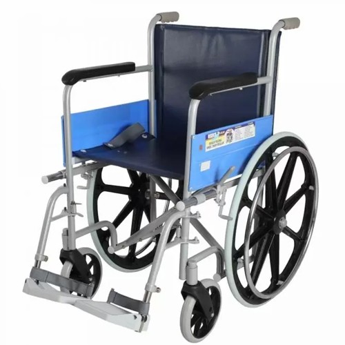 Vissco Imperio Foldable wheelchair with Elevated Footrest Mag Wheel