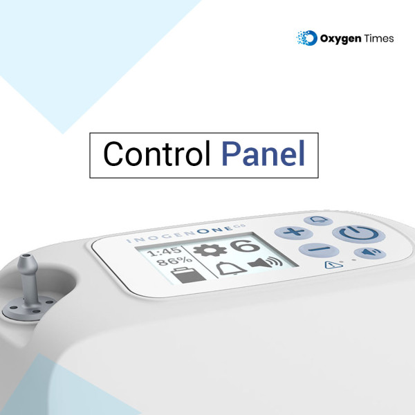 Inogen one G5 control panel
