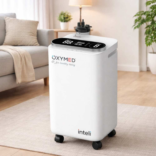 Oxymed Inteli 5LPM Auto Flow Oxygen Concentrator